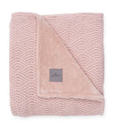 Jollein Ledikant Deken 100 x 150cm Teddy - River Knit - Pale Pink
