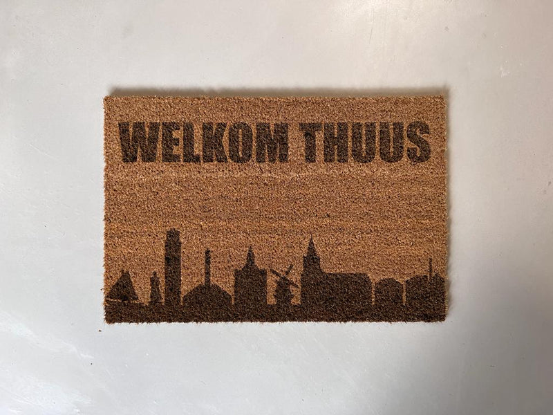 Deurmat - Welkom thuus - Skyline