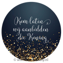 Kerst onderzetters - 12 stuks