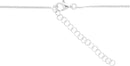 Ketting kruisje liggend - Glad