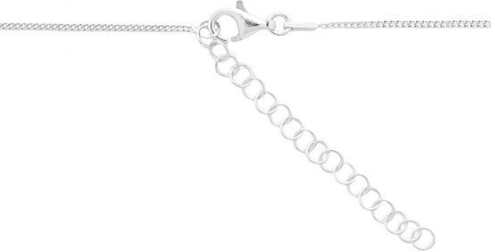 Ketting kruisje liggend - Glad