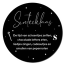 Muurcirkel - Sinterklaas de tijd van 30 cm